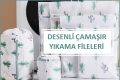 Kaktüs Desen Çamaşır Yıkama Filesi Fermuarlı