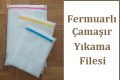 Fermuarlı Çamaşır Yıkama Filesi