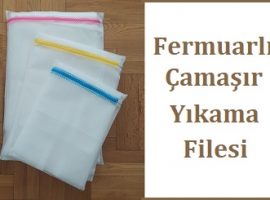 Fermuarlı Çamaşır Yıkama Filesi