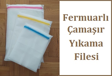Fermuarlı Çamaşır Yıkama Filesi