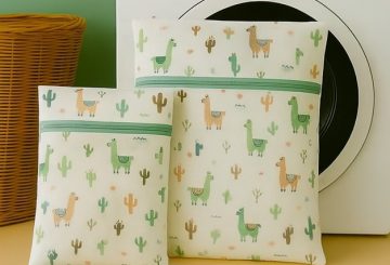 Desenli Fermuarlı Çamaşır Yıkama Filesi 3’lü Set